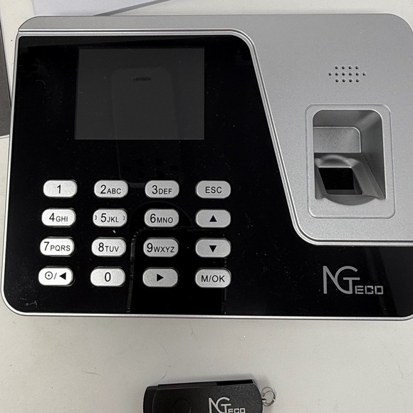 NGTeco Time Clocks for Employees Small Business, AS10 Fingerprint Time - Picture 1 of 8